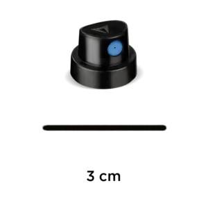Cap Soft (negro-azul) 3 cm
