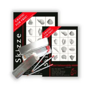 Block Hahnemühle Skizze + Set Grafito 96 grs. 100 Hojas A4