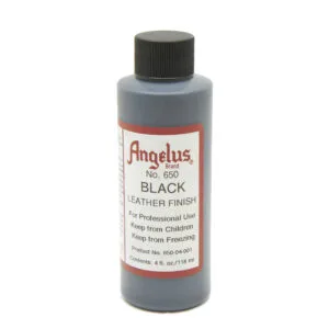 Acabado Cuero Angelus Leather Finish Black