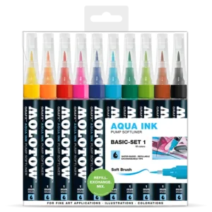 Aqua Ink Softliner 200464 Basic-Set 10 uni.