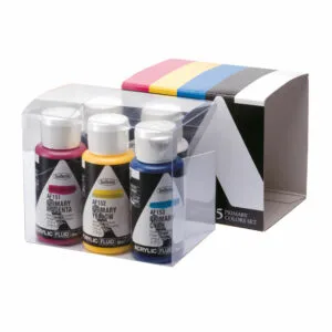 Acrílico Fluido 5un. AF192 Primary colors set 35ml
