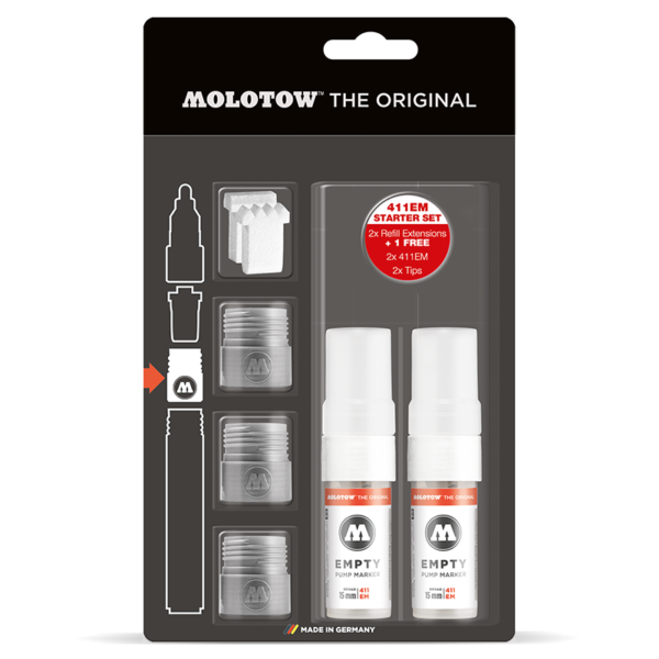 Serie 400-Refill Extension 411EM Set