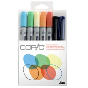 COPIC Ciao Doodle Kit: Rainbow (7 Lápices)