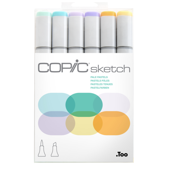 Sketch 6 set Pale Pastels