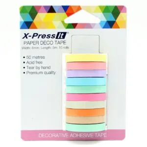 Deco Tape Paper (10 rollos)