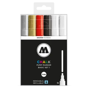 CHALK MARKER BASIC-SET 1 (4 MM)