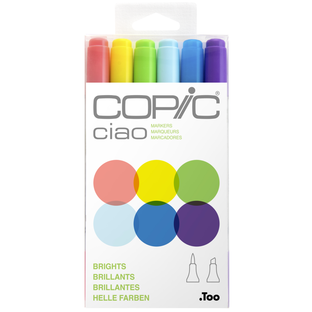 Copic Ciao 6 Brights