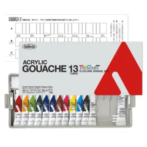 Acryla Gouache 13 un. D985 PRIMARY School set