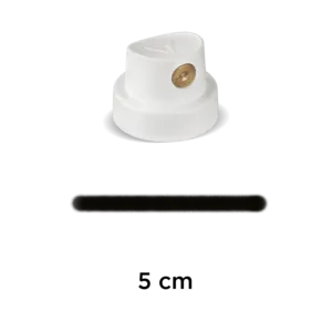 Valvula-Outline Special (blanco-dorado) 5 cm