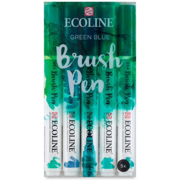 Set Ecoline-5 colores Green Blue - Imagen 2