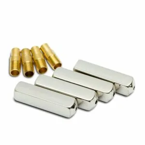 Herrete - Yeezy Style Plated Metal Aglets - Silver