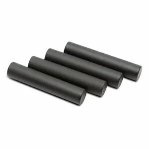 Herrete - Cylinder Metal Plated Aglets - Flat Black