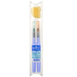 Water Brush Round-Twin set (L, S & esponja)