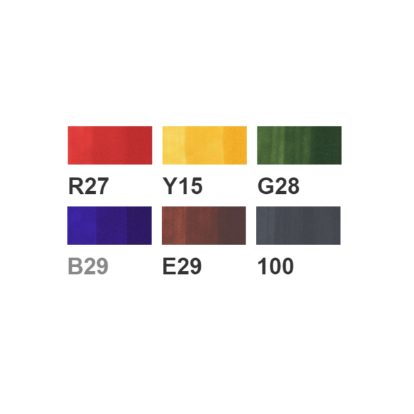 Sketch 6 set Bold Primaries - Imagen 2