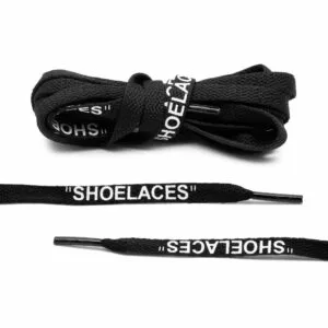Cordones Planos SHOELACES Estampado - Black