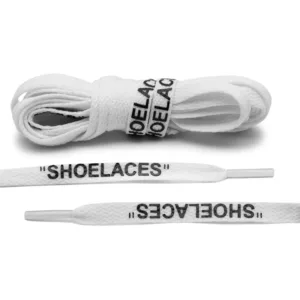 Cordones Planos SHOELACES Estampado - White