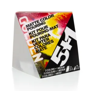Golden Color Pouring KIT 5+1 Matte