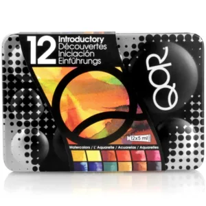 Acuarela en tubos Qor Set 12 Colores Básicos