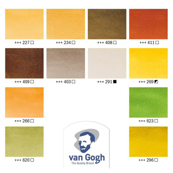 Acuarela pastilla Van Gogh Pocket Box Shades of Nature - Imagen 3