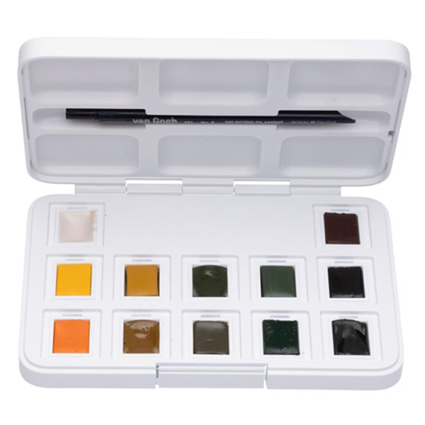 Acuarela pastilla Van Gogh Pocket Box Shades of Nature - Imagen 4