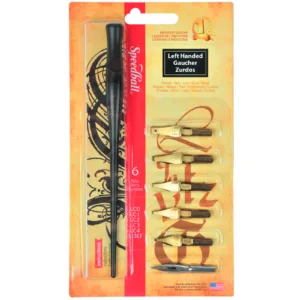 Set Plumillas Speedball Zurdos