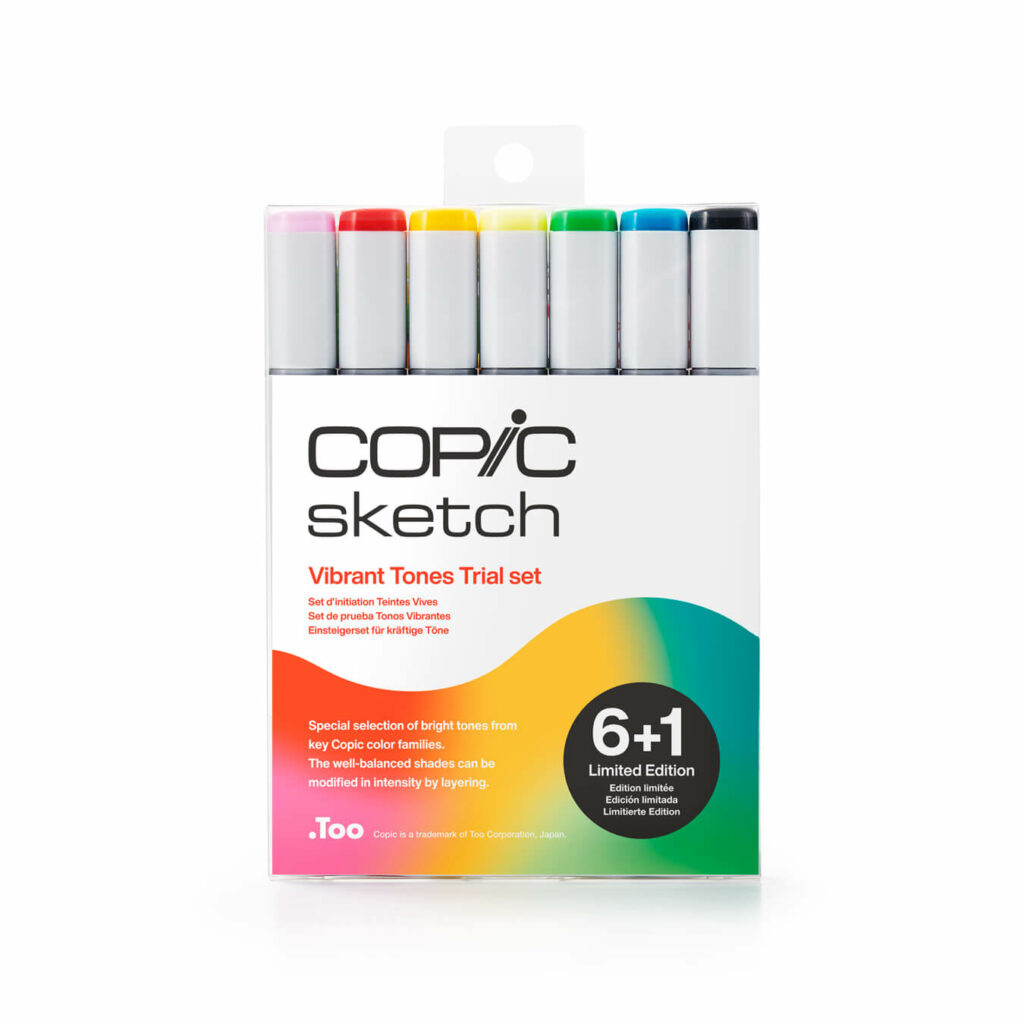 Sketch set 6+1 Vibrant Tones [Edición Limitada]
