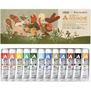 Acryla Gouache 12 un. XD701 Rebecca Green's