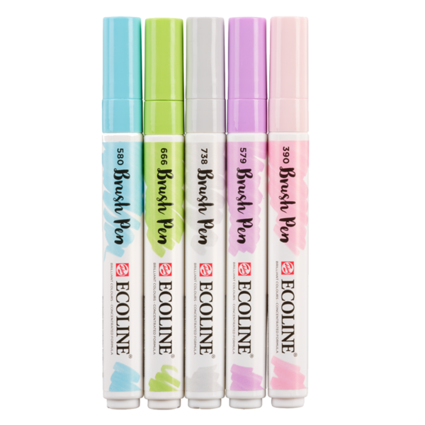 Set Ecoline-5 colores Pastel - Imagen 3