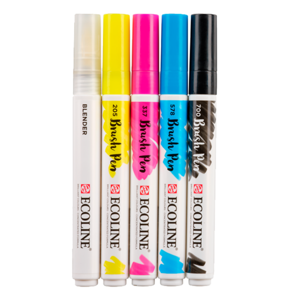 Set Ecoline-5 Colores Primary - Imagen 3