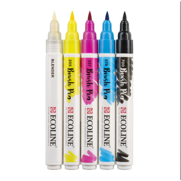 Set Ecoline-5 Colores Primary