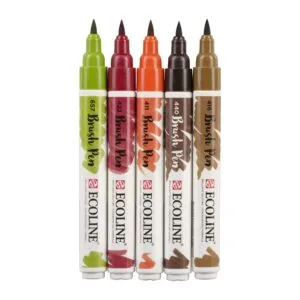 Set Ecoline 5 colores Autumn