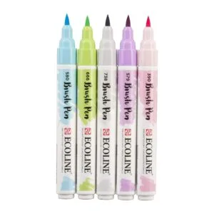 Set Ecoline-5 colores Pastel