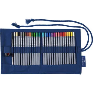 Estuche enrollable Goldfaber azul vacío 114664