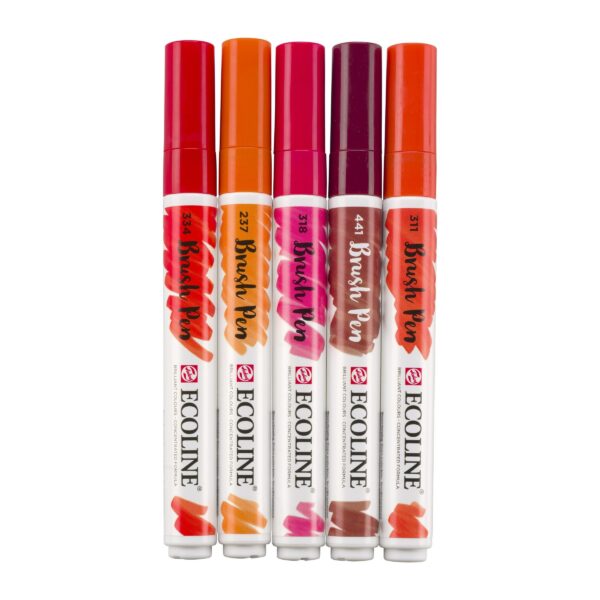 Set Ecoline-5 colores Red - Imagen 4