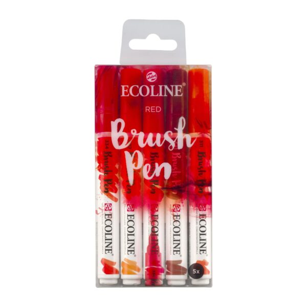Set Ecoline-5 colores Red - Imagen 2
