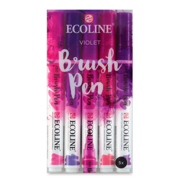 Set Ecoline-5 colores Violet - Imagen 2