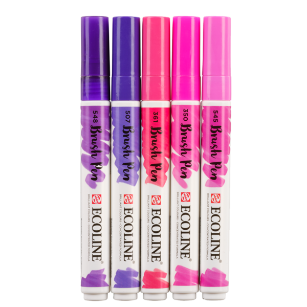 Set Ecoline-5 colores Violet - Imagen 3