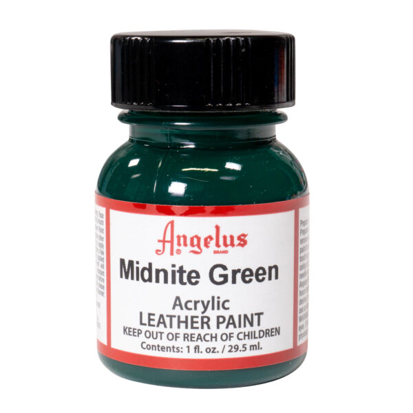 Pintura Cuero Angelus 1 oz Midnite Green