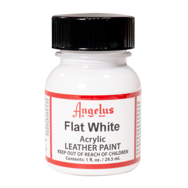 Pintura Cuero Angelus 1 oz Flat White