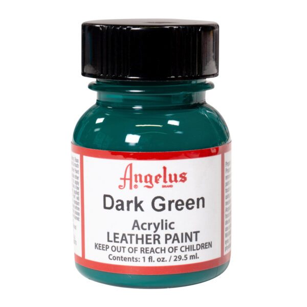 Pintura Cuero Angelus 1 oz Dark Green