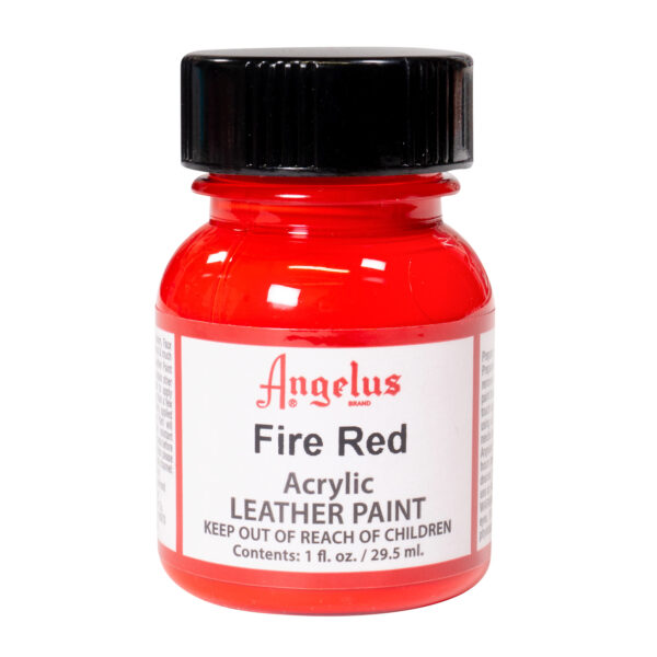 Pintura Cuero Angelus 1 oz Fire Red