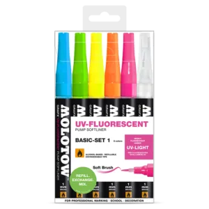 UV-Fluorescent-200471 Grafx Basic Set 1 (6 un.)