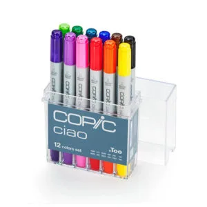 COPIC CIAO 12 Color Set