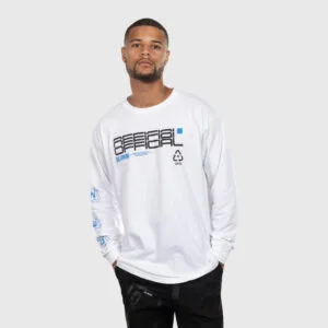 Polera Deterministic Delusion Longsleeve Shirt (White) L