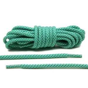 Cordones Redondos - Green/White