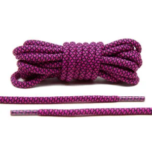 Cordones Redondos - Hot Pink/Black