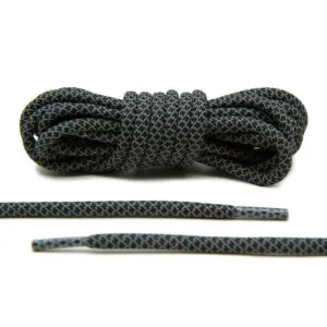 Cordones Redondos Reflectantes 3M Inverse - Black