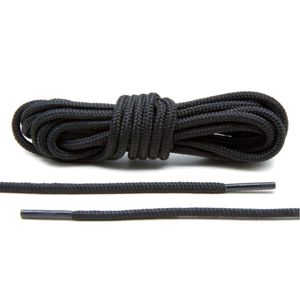 Cordones Redondos Bota - Black