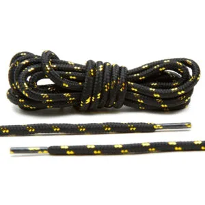 Cordones Redondos - Black/Metallic Gold 2.0