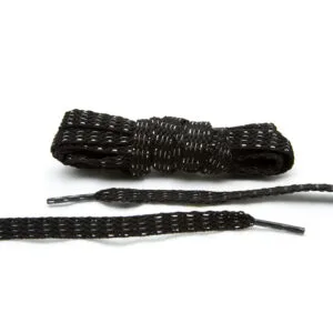 Cordones Planos Reflectantes - Black
